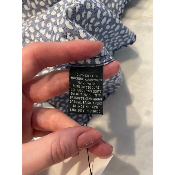 NWT RODD & GUNN Men's Sports Fit Floral Button-Up Shirt XL Indigo Long Sleeve - Picture 5 of 8